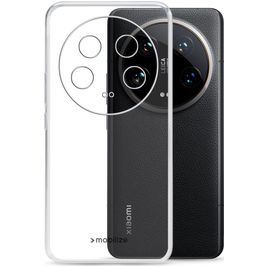 Mobilize Gelly Coque Transparente Xiaomi 14 Ultra Coque arrière en TPU Souple - Transparent