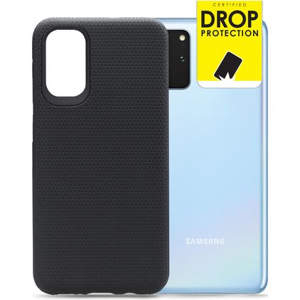 My Style Tough Coque Samsung Galaxy S20 Plus Coque arrière Rigide Anti-Chocs - Noir