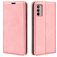 Mobigear Retro Slim Motorola Moto G42 Étui Portefeuille - Rose