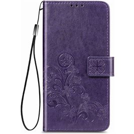 Mobigear Clover Housse OPPO A15 Etui Porte-Monnaie - Violet
