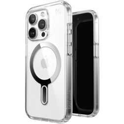 Speck Presidio Clear Transparent iPhone 15 Pro MagSafe Plastique rigide Coque arrière - ClickLock