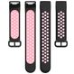 Mobigear Sport Plus Buckle Bracelet Silicone Fitbit Charge 4 Fermeture boucle ardillon - Noir / Rose