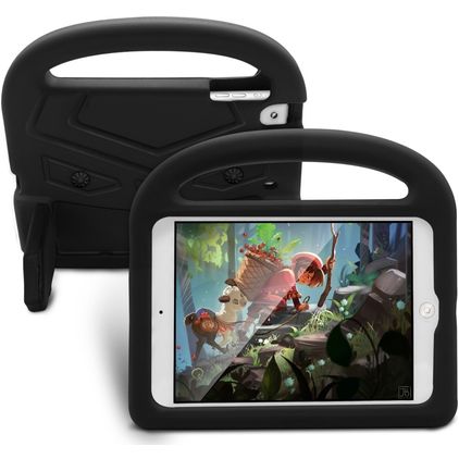 Mobigear Buddy iPad Mini 5 (2019) Housse pour tablette enfant avec poignée - Noir