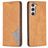 Mobigear Rhombus Slim Samsung Galaxy S24 Étui - Cognac
