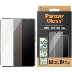 PanzerGlass Ultra Wide Fit Xiaomi Redmi Note 15 Verre trempé Protection d'écran - Compatible Coque