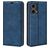 Mobigear Retro Slim Motorola Moto G85 Étui Portefeuille - Bleu foncé