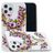 Mobigear Design Coque iPhone 12 Coque arrière en TPU Souple - Fleurs