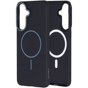 Mobiparts Slim Line Coque Samsung Galaxy A57 MagSafe Coque arrière Rigide - Onyx Black