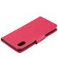 Mobigear Flowers Housse iPhone XS Max Etui Porte-Monnaie - Magenta