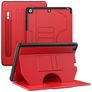 Mobigear Magnetic Folio Coque iPad 7 (2019) Etui + Porte-crayon - Rouge