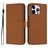 Mobigear Urban Wallet Housse iPhone 16 Pro Max Etui Porte-Monnaie - Marron
