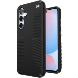 Speck Presidio2 Grip Coque Samsung Galaxy S24 FE Coque arrière Rigide Anti-Chocs - Noir