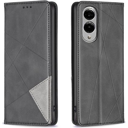 Mobigear Rhombus Slim Housse Samsung Galaxy S25 Edge Etui - Noir