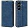 Mobigear Retro Slim Housse Samsung Galaxy S25 FE Etui Porte-Monnaie - Dark Blue