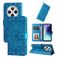 Mobigear Sunflower Housse Xiaomi Redmi 14C Etui Porte-Monnaie - Bleu