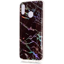 Mobigear Marble Coque Huawei P20 Lite (2018) Coque arrière en TPU Souple - Noir Mobigear Marble Coque Huawei P20 Lite (2018) Coque arrière en TPU Souple - Noir