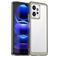 Mobigear Crystal Coque Xiaomi Redmi Note 12 Coque arrière Rigide - Transparent / Gris