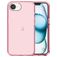 Mobigear Crystal Coque iPhone 16e Coque arrière Rigide - Rose