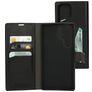 Mobiparts Classic Wallet Housse Samsung Galaxy S23 Ultra Etui Porte-Monnaie - Noir