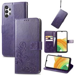 Mobigear Clover Samsung Galaxy A13 4G Étui Portefeuille - Violet