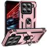 Mobigear Armor ring Coque Xiaomi 15 Coque arrière Rigide Anti-Chocs avec Anneau-Support - Rose doré