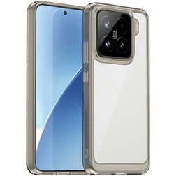 Mobigear Crystal Xiaomi 15 Plastique rigide Coque arrière - Gris