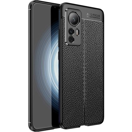 Mobigear Luxury Xiaomi 12T TPU souple Coque arrière - Noir