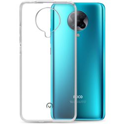 Mobilize Gelly Coque Transparente POCO F2 Pro Coque arrière en TPU Souple - Transparent