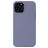 Mobigear Rubber Touch Coque iPhone 13 Coque arrière en Silicone - Lavande