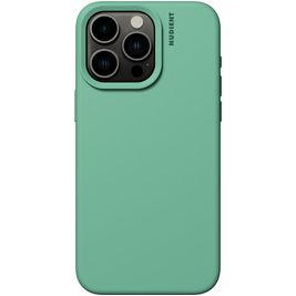 Nudient Base Coque iPhone 15 Pro Max Coque arrière en Silicone - Mint Green