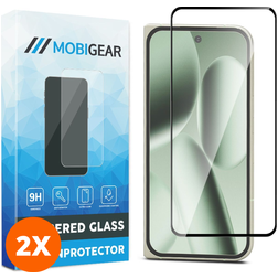 Mobigear Premium Google Pixel 10 Pro Fold Verre trempé Protection d'écran - Compatible Coque - Noir (Lot de 2)