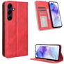 Mobigear Sensation Housse Samsung Galaxy A35 Etui Porte-Monnaie - Rouge
