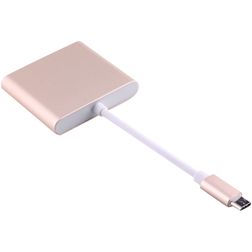Mobigear - Hub USB-C vers HDMI / USB-A / USB-C - Or