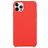 Mobigear Rubber Touch Coque iPhone 15 Pro Max Coque arrière en Silicone - Rouge