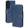 Mobiparts Classic Wallet Samsung Galaxy S25 MagSafe Étui - Steel Blue