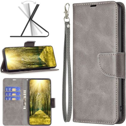 Mobigear Excellent Housse Google Pixel 7a Etui Porte-Monnaie - Gris