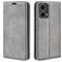 Mobigear Retro Slim Housse Motorola Moto G85 Etui Porte-Monnaie - Gris