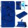 Mobigear Butterfly Housse iPhone 12 Pro Etui Porte-Monnaie - Bleu