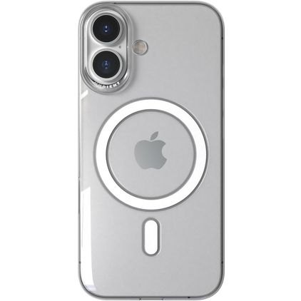 Nudient Thin Precise Coque Transparente iPhone 16 MagSafe Coque arrière Rigide - Transparent