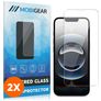 Mobigear iPhone 16e Verre trempé Protection d'écran - Compatible Coque (Lot de 2)