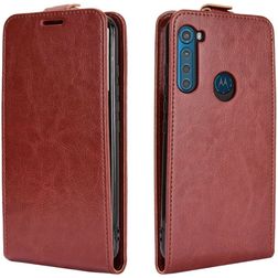 Mobigear Motorola One Fusion Plus Étui à rabat - Marron