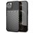 Mobigear Groove Coque iPhone 13 Mini Coque arrière en TPU Souple - Noir