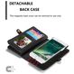 Caseme 008 Housse iPhone SE (2020) Etui avec Coque Détachable Porte-Monnaie - Noir