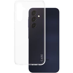CARE by PanzerGlass Fashionable Transparent Samsung Galaxy A25 5G TPU souple Coque arrière - Transparent
