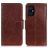 Mobigear Classy Housse POCO M5 Etui Porte-Monnaie - Marron