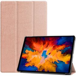 Mobigear Tri-Fold Coque Lenovo Tab P11 Pro Gen 1 Etui - Rose Gold