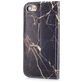 Mobigear Marble Housse iPhone SE (2020) Etui Porte-Monnaie - Noir