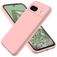 Mobigear Colors Coque Google Pixel 8a Coque arrière en TPU Souple - Rose