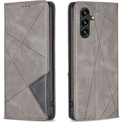 Mobigear Rhombus Slim Samsung Galaxy A35 Étui - Gris