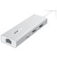 Macally 4K UC Dock - Hub USB-C vers Ethernet / HDMI / USB-A / USB-C - Argent